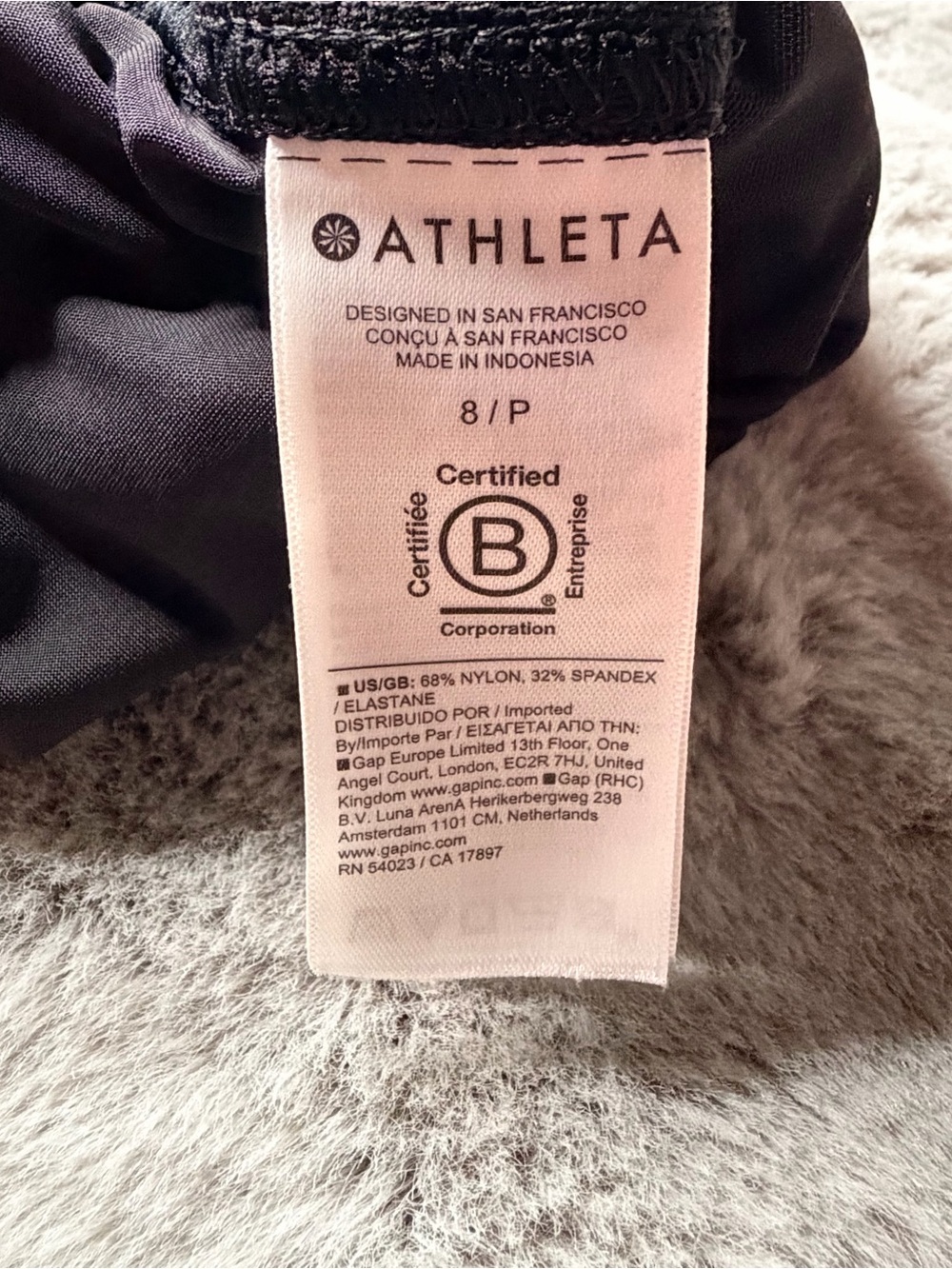 Athleta Pinnacle Cargo High Rise Trouser Black 8P Petite Extra Wide Leg 562507 - Picture 2 of 14